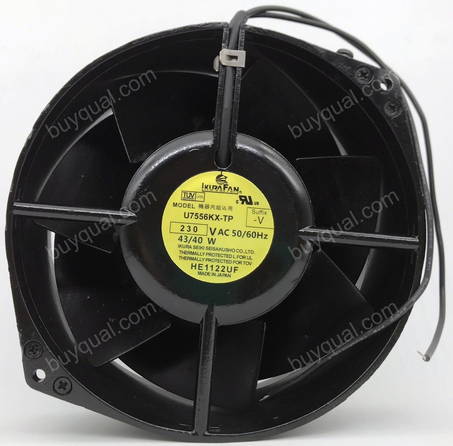 IKURA FAN U7556KX-TP 230V 43/40W 2wires Cooling Fan IKURA FAN U7556KX-TP 230V 43/40W 2wires Cooling Fan